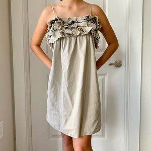 JCREW scallop top dress size S